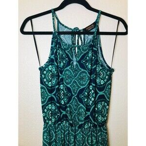 Renee C Spaghetti Strap Paisley Tube/Maxi Dress Size S